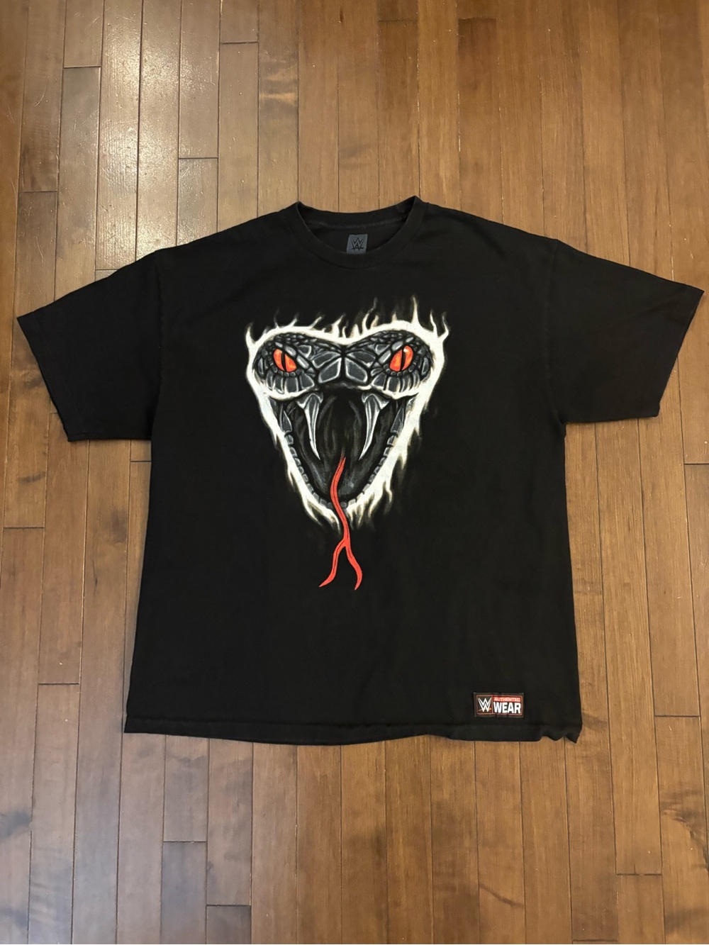 WWE Randy Orton RKO Snake Wrestling BlackT Shirt XL WWE Y2K Vintage Style Viper